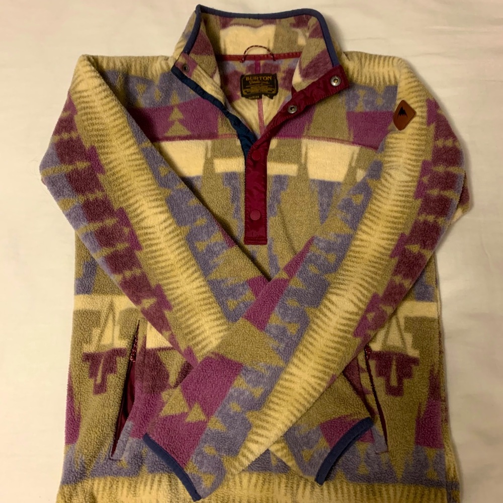 Burton DryRide Fleece Quarter button Pullover
